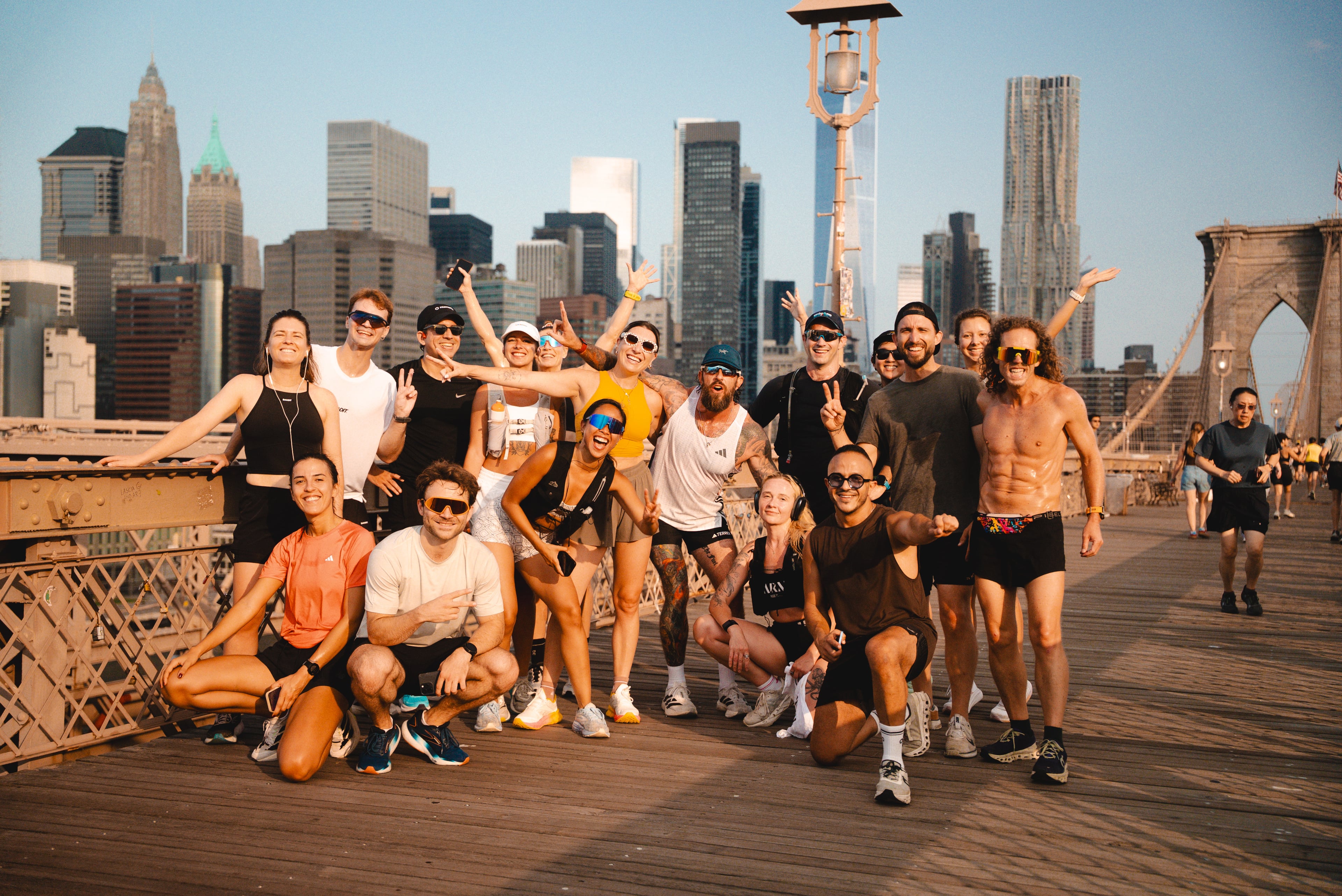 NYC running scene for Runningman x Othership Williamsburg