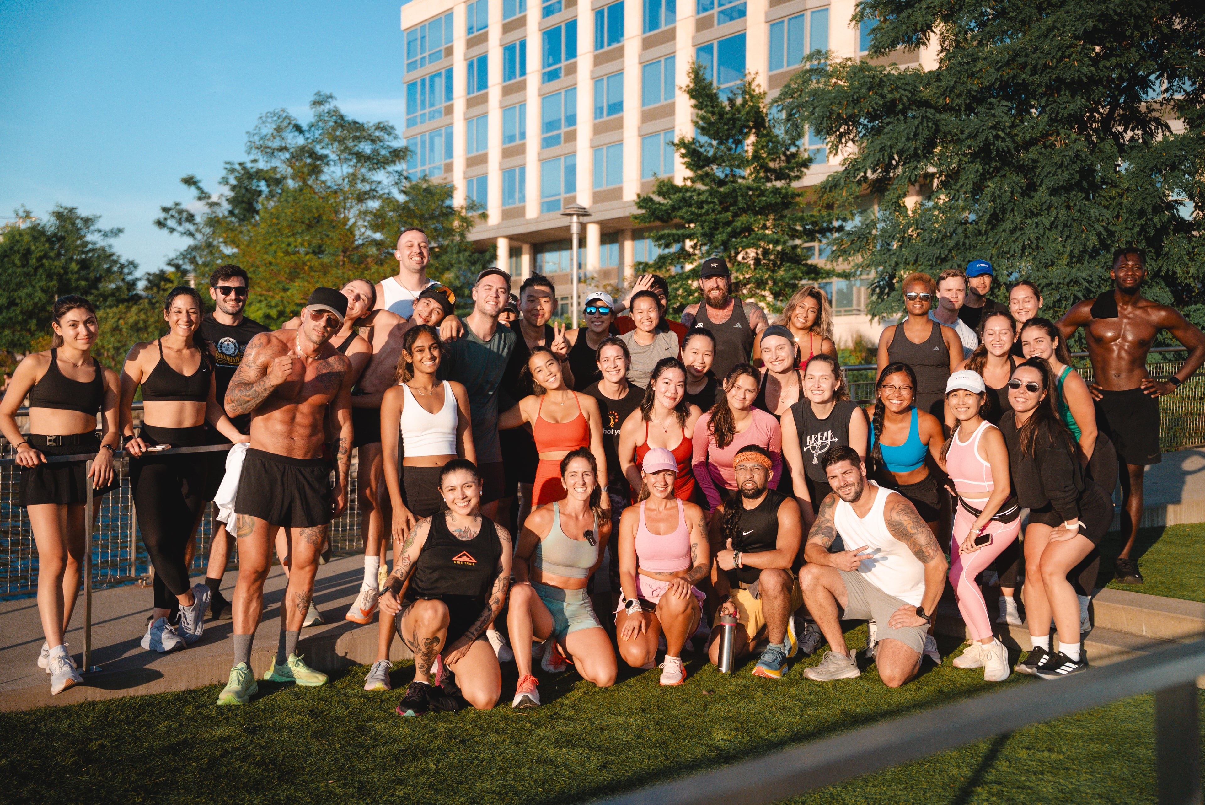 NYC running scene for lululemon Williamsburg