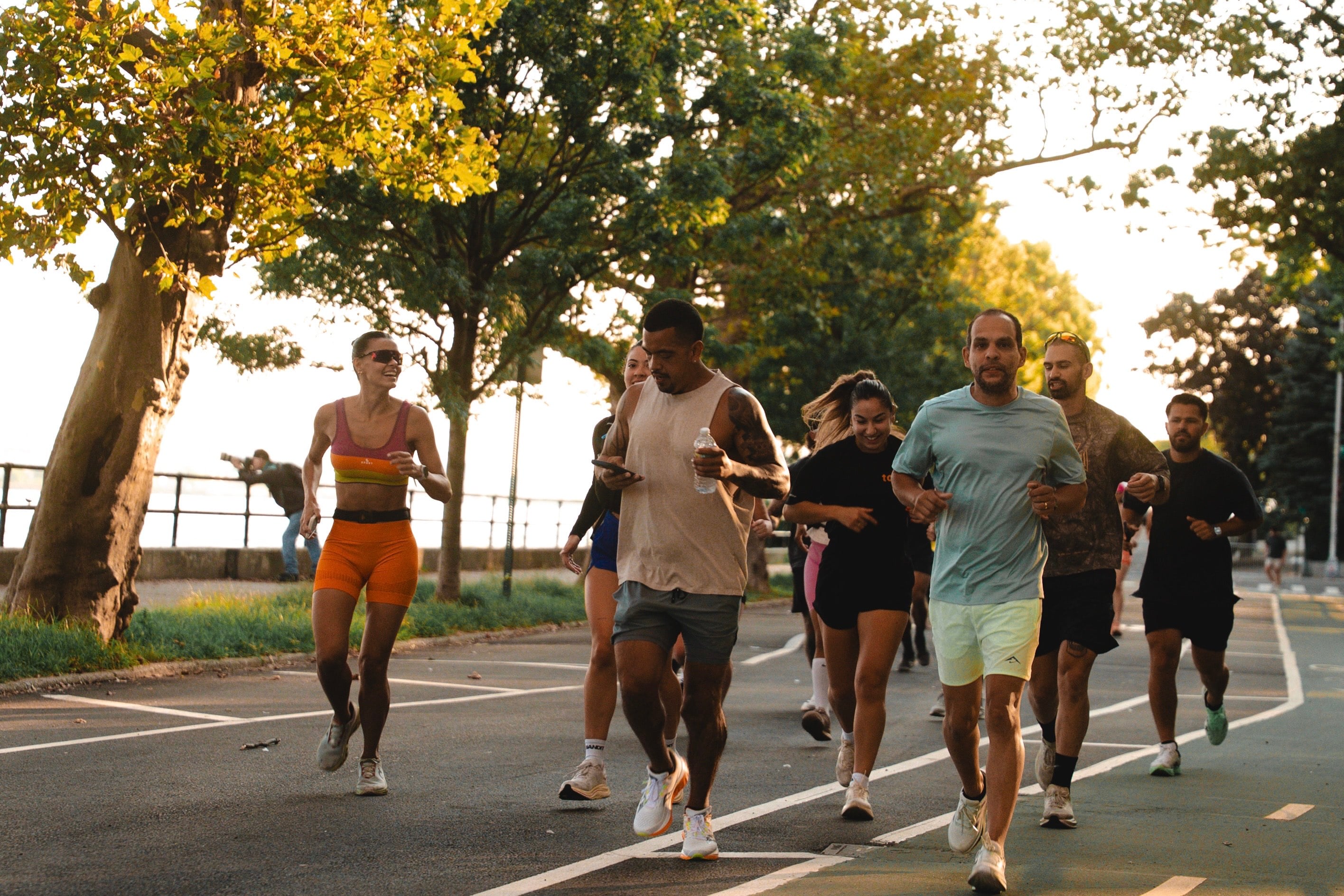 NYC running scene for Forte Lab
