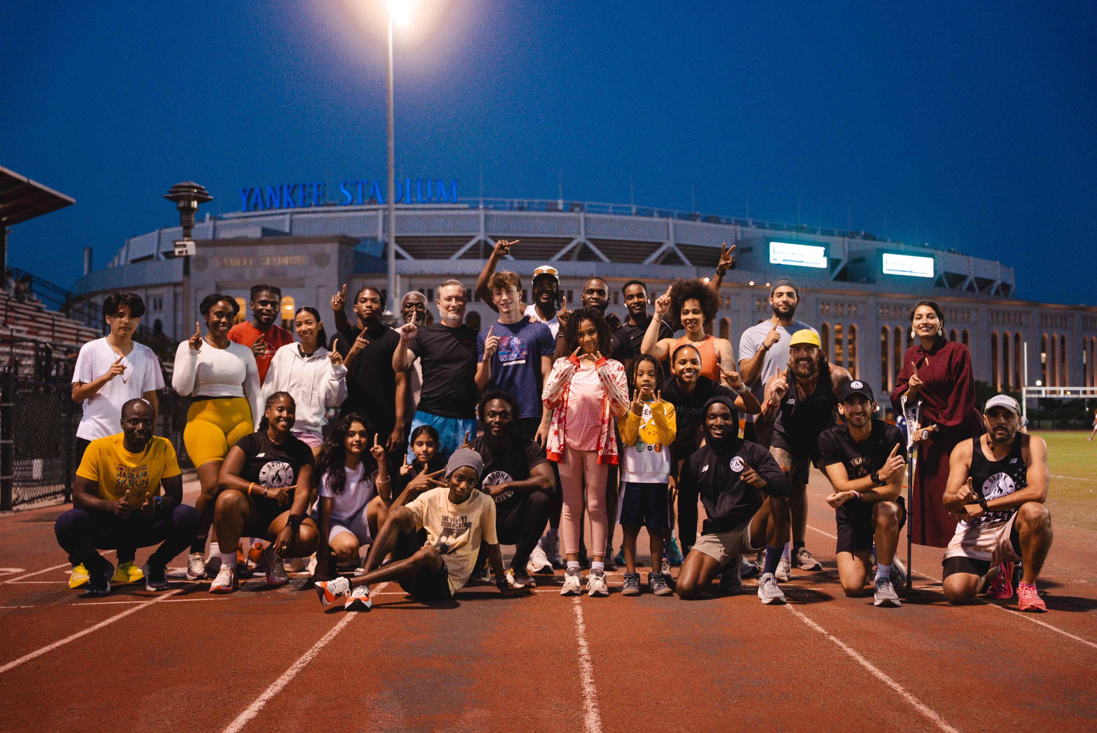 NYC running scene for Bronx Burners Run Club