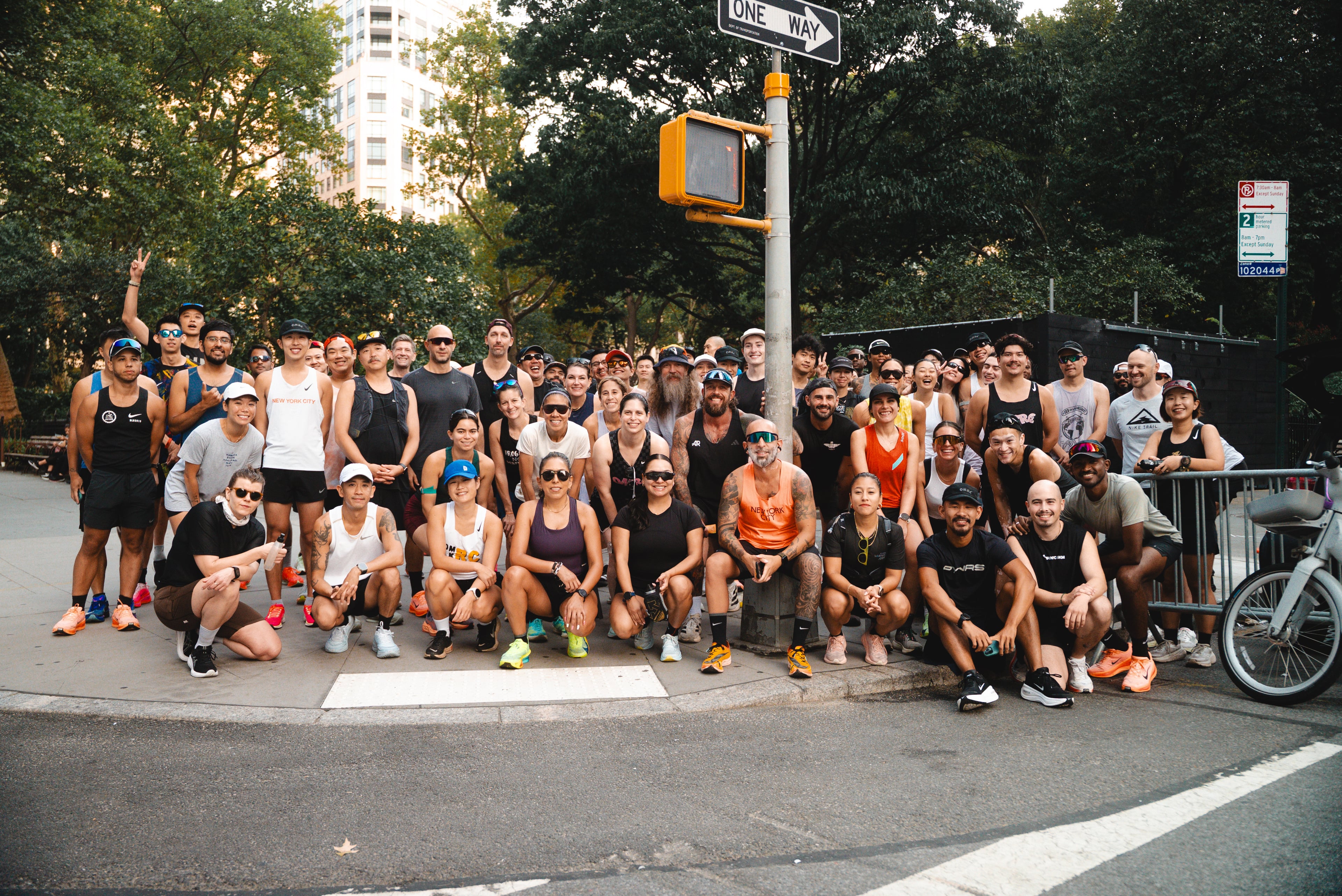 NYC running scene for Old Man Run Club